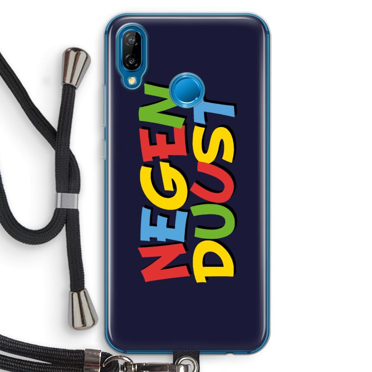 90's One: Huawei P20 Lite Transparant Hoesje met koord