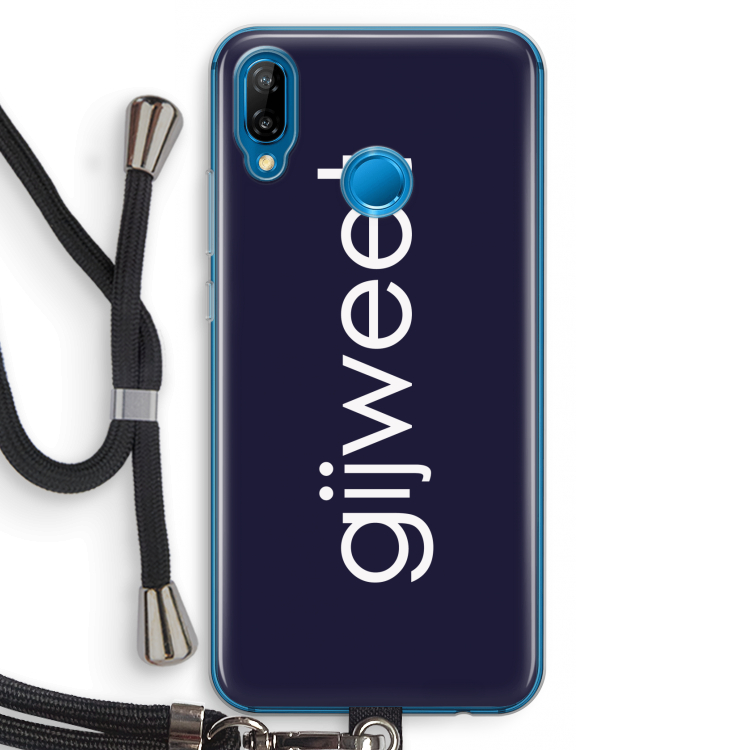 Gijweet: Huawei P20 Lite Transparant Hoesje met koord