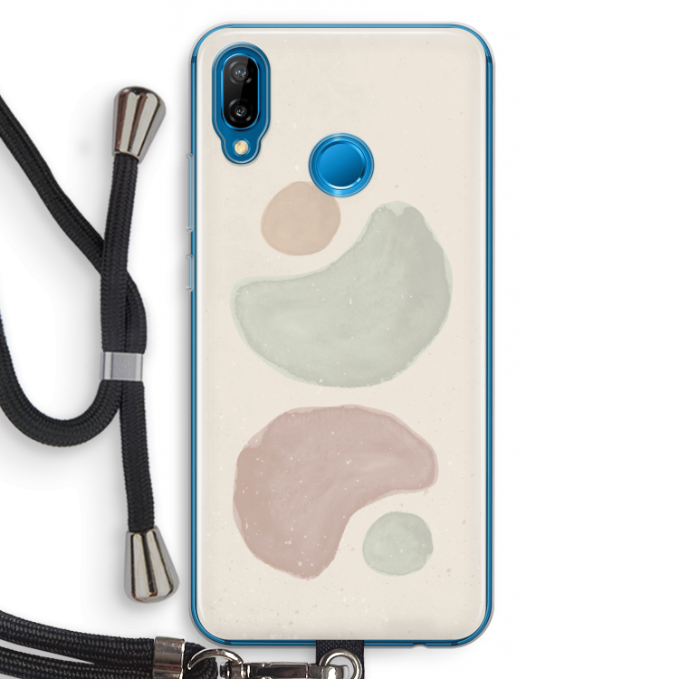 Geo #10: Huawei P20 Lite Transparant Hoesje met koord