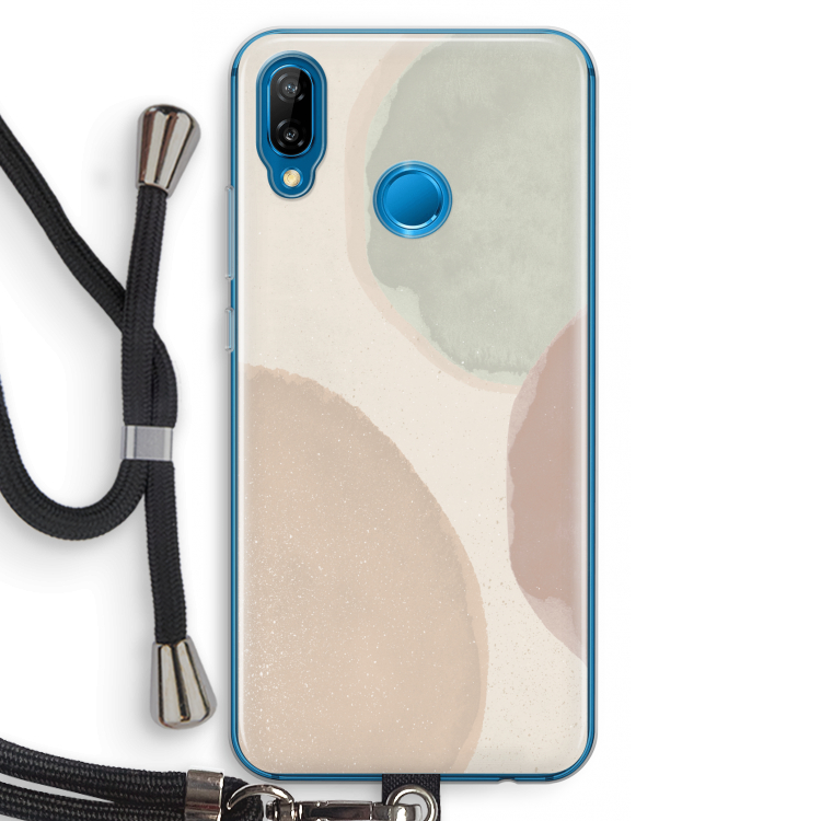 Geo #8: Huawei P20 Lite Transparant Hoesje met koord