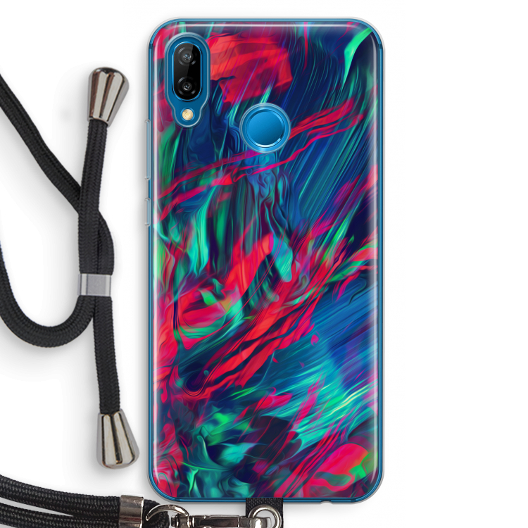 Pilgrims Of The Sea: Huawei P20 Lite Transparant Hoesje met koord