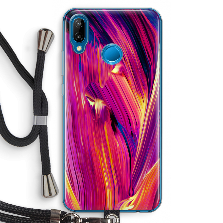 Phoenix: Huawei P20 Lite Transparant Hoesje met koord