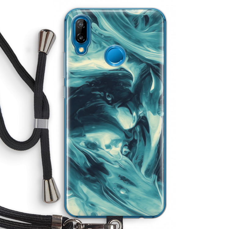 Dreaming About Whales: Huawei P20 Lite Transparant Hoesje met koord