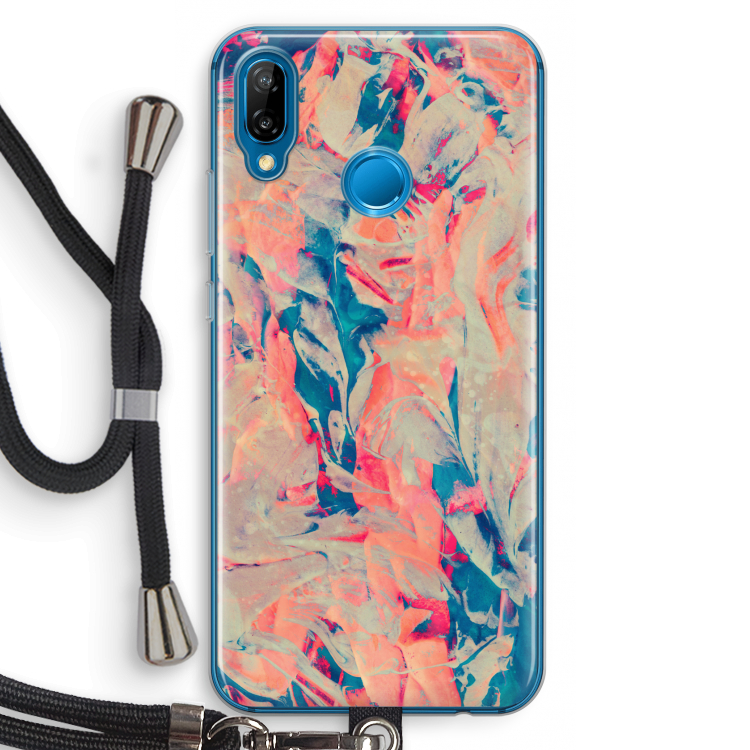Alone: Huawei P20 Lite Transparant Hoesje met koord