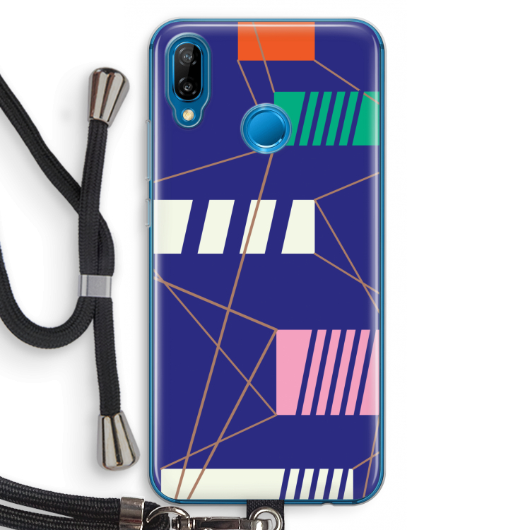 Gestalte 5: Huawei P20 Lite Transparant Hoesje met koord