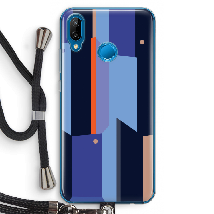 Gestalte 3: Huawei P20 Lite Transparant Hoesje met koord