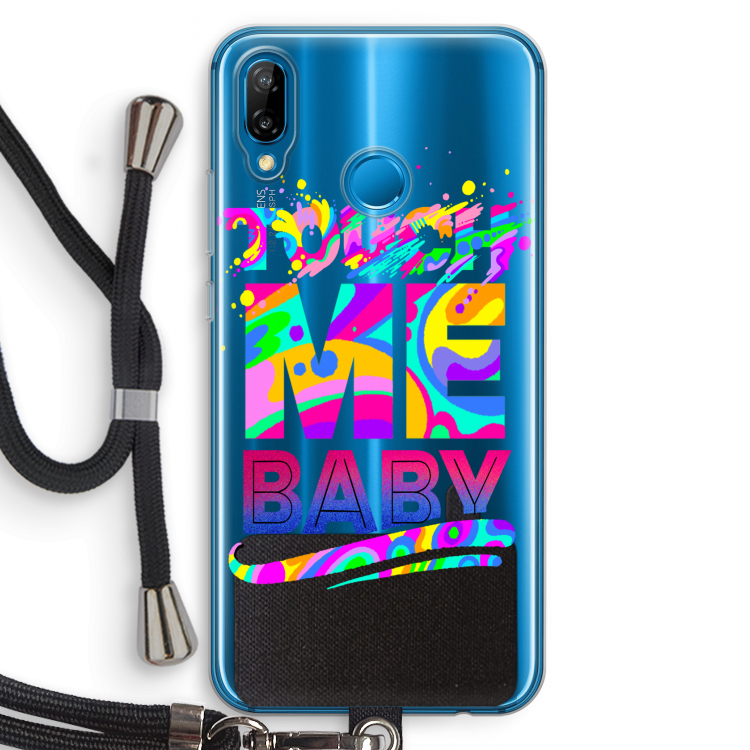 Touch Me: Huawei P20 Lite Transparant Hoesje met koord