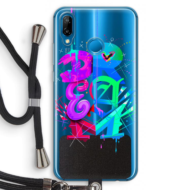 Dream: Huawei P20 Lite Transparant Hoesje met koord