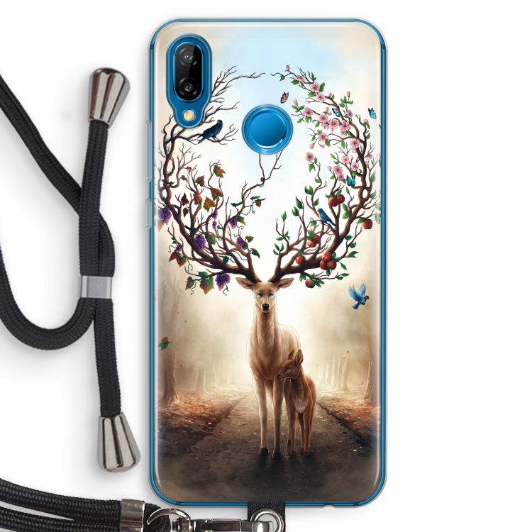 Seasons Change: Huawei P20 Lite Transparant Hoesje met koord
