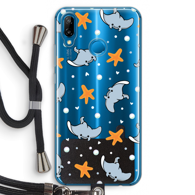 Manta: Huawei P20 Lite Transparant Hoesje met koord