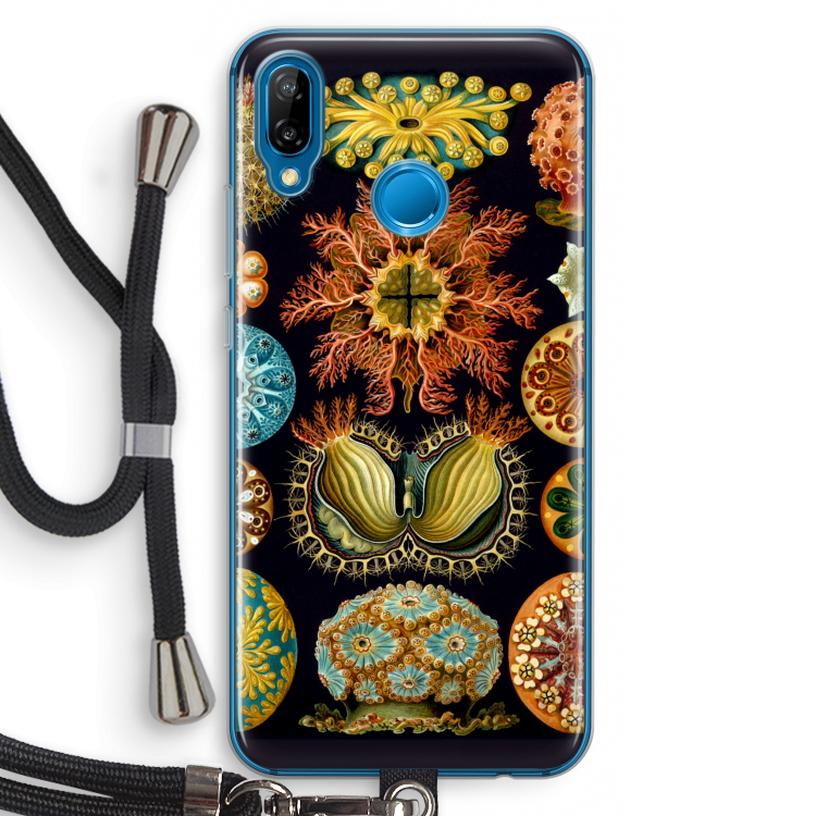 Haeckel Ascidiae: Huawei P20 Lite Transparant Hoesje met koord