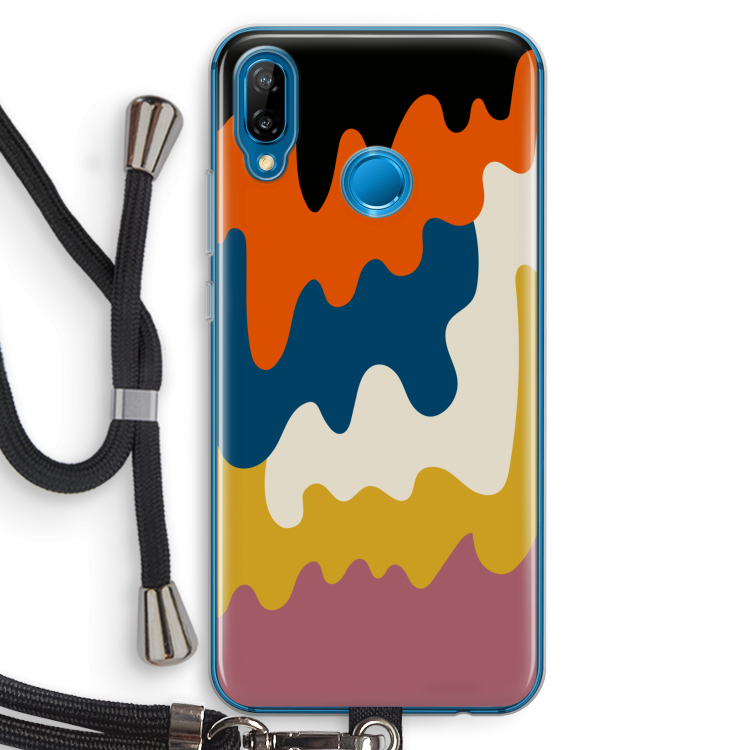 Baar A: Huawei P20 Lite Transparant Hoesje met koord