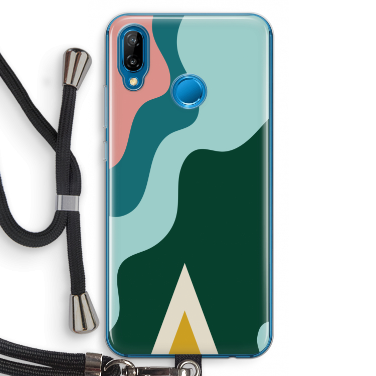 Noor B: Huawei P20 Lite Transparant Hoesje met koord