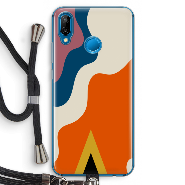 Noor A: Huawei P20 Lite Transparant Hoesje met koord