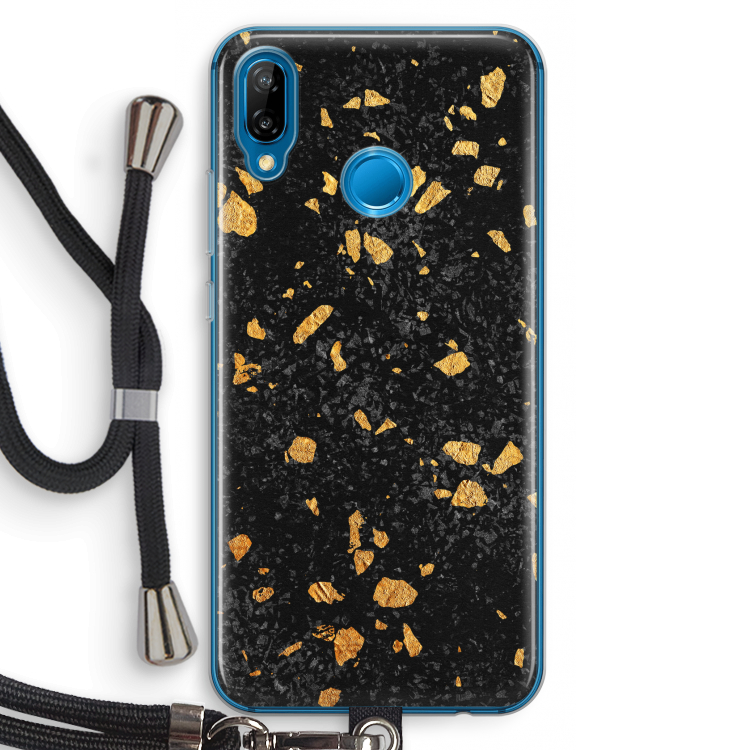 Terrazzo N°7: Huawei P20 Lite Transparant Hoesje met koord