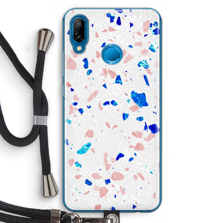 Terrazzo N°6: Huawei P20 Lite Transparant Hoesje met koord