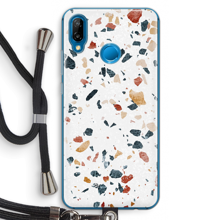 Terrazzo N°4: Huawei P20 Lite Transparant Hoesje met koord