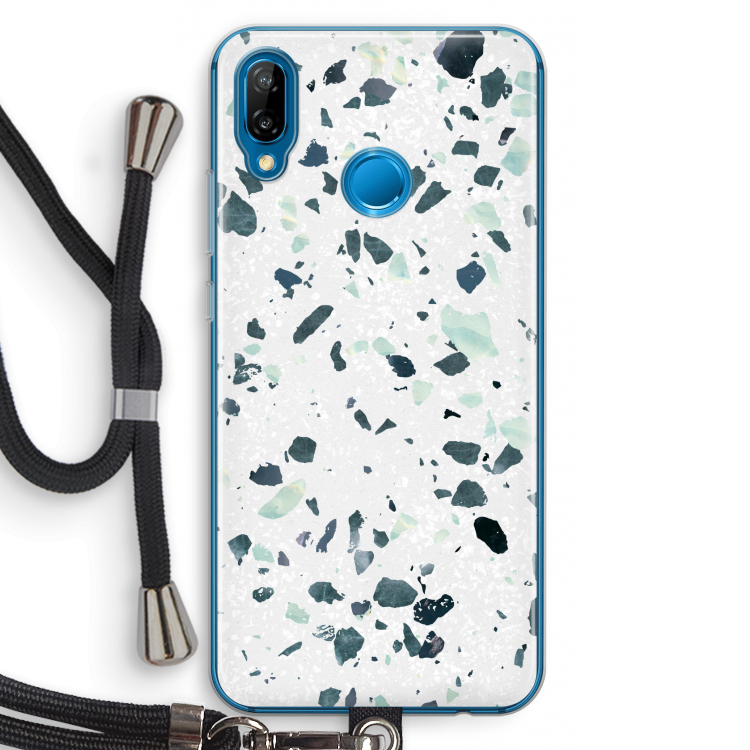 Terrazzo N°2: Huawei P20 Lite Transparant Hoesje met koord