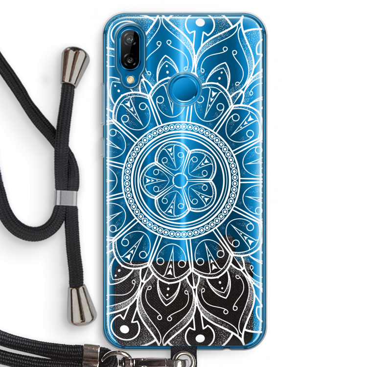 Roses Are Red: Huawei P20 Lite Transparant Hoesje met koord