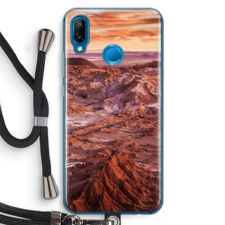 Mars: Huawei P20 Lite Transparant Hoesje met koord