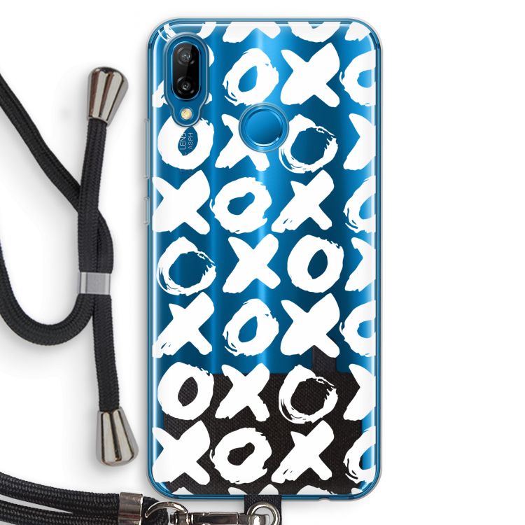 XOXO: Huawei P20 Lite Transparant Hoesje met koord
