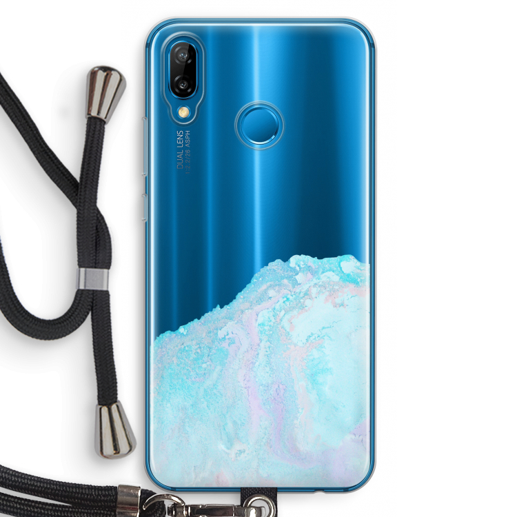 Fantasie pastel: Huawei P20 Lite Transparant Hoesje met koord