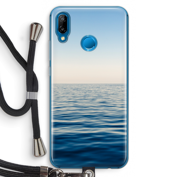 Water horizon: Huawei P20 Lite Transparant Hoesje met koord