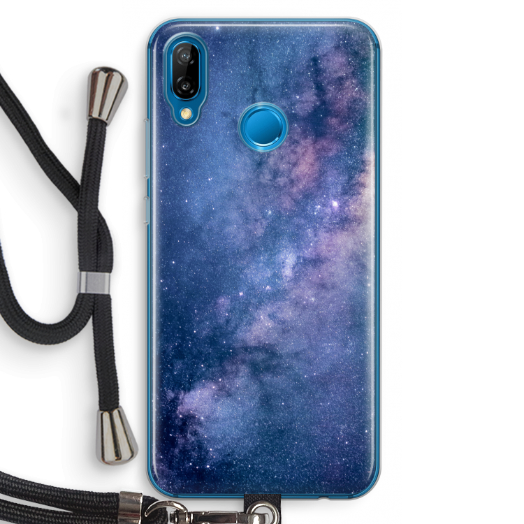 Nebula: Huawei P20 Lite Transparant Hoesje met koord