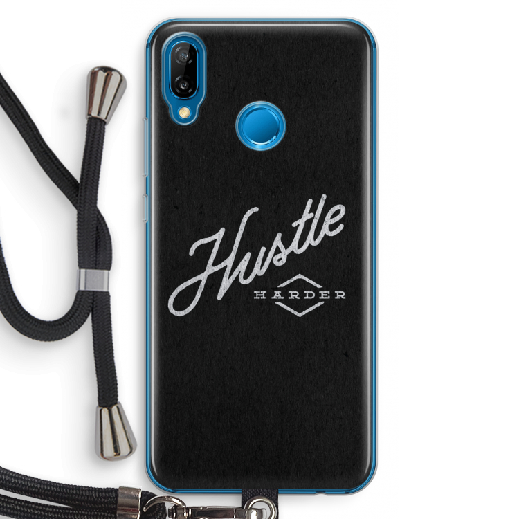 Hustle: Huawei P20 Lite Transparant Hoesje met koord