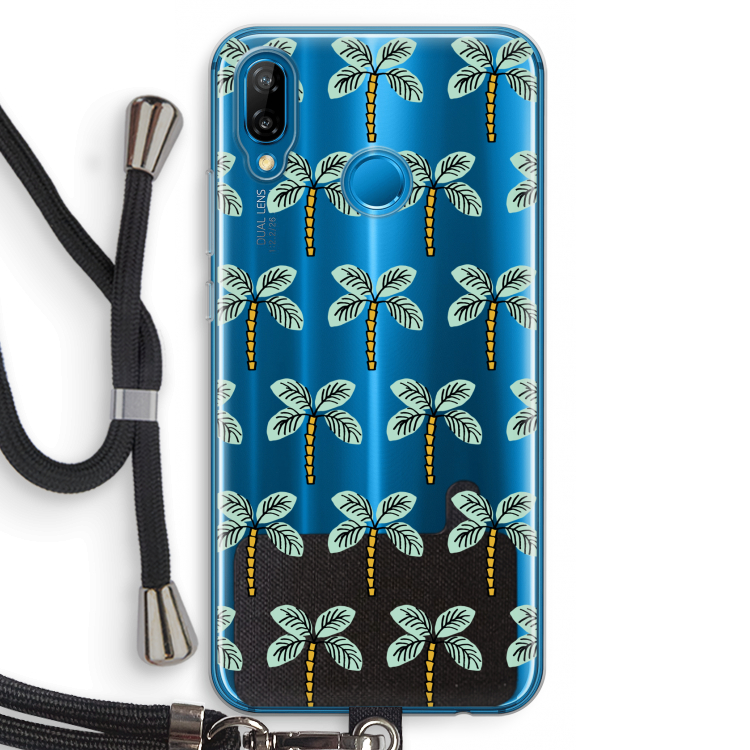 Paradise: Huawei P20 Lite Transparant Hoesje met koord