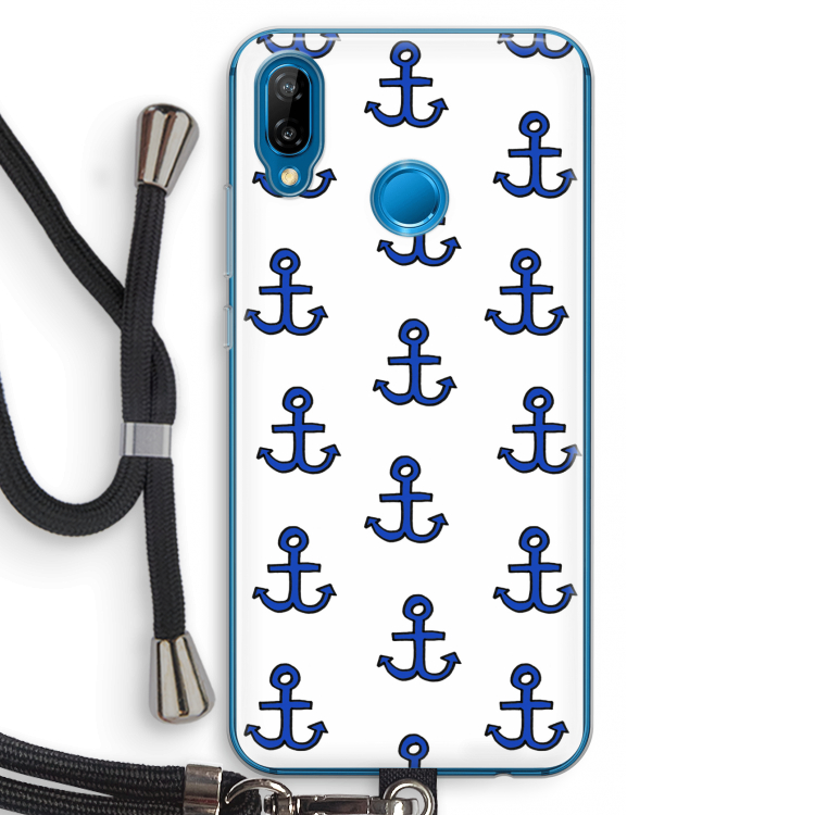 Ankers: Huawei P20 Lite Transparant Hoesje met koord
