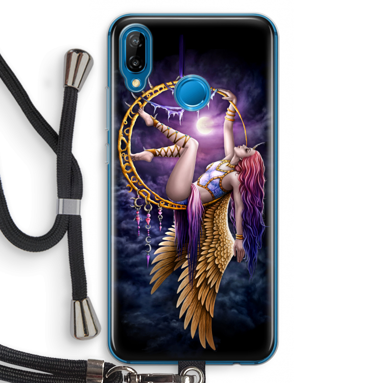 Aerial Angel: Huawei P20 Lite Transparant Hoesje met koord