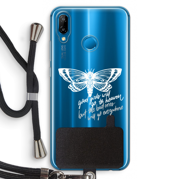 Good or bad: Huawei P20 Lite Transparant Hoesje met koord