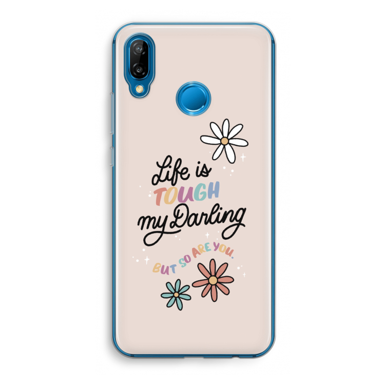 Tough Life: Huawei P20 Lite Transparant Hoesje