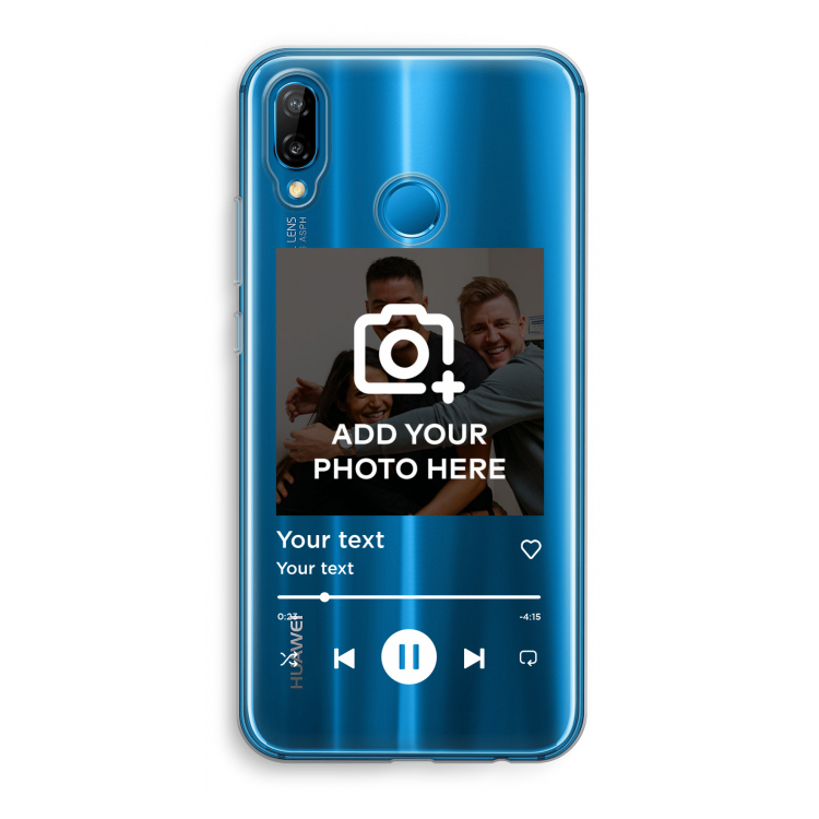 Music Player: Huawei P20 Lite Transparant Hoesje
