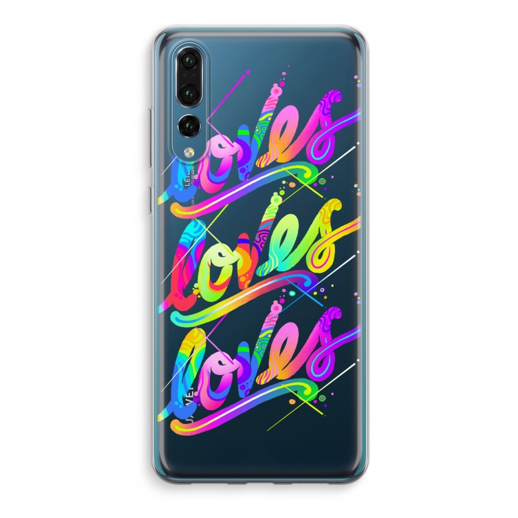 Loves: Huawei P20 Pro Transparant Hoesje