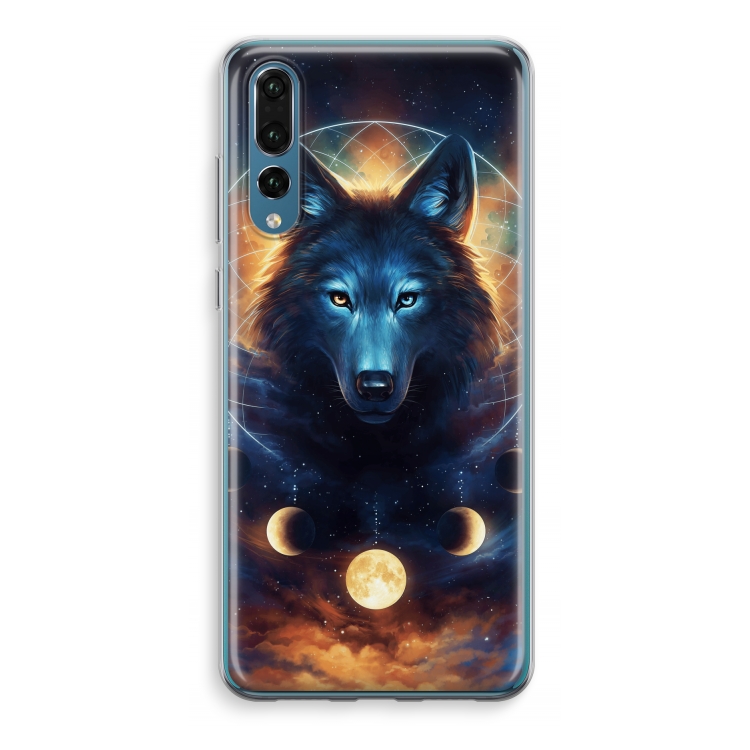 Wolf Dreamcatcher: Huawei P20 Pro Transparant Hoesje