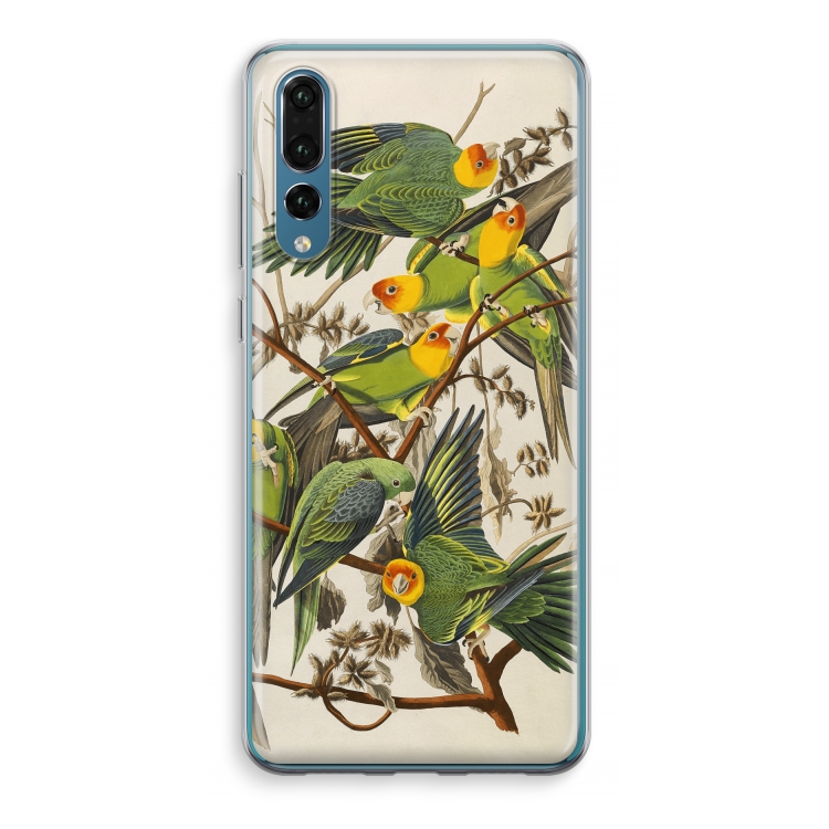 Carolinaparkiet: Huawei P20 Pro Transparant Hoesje