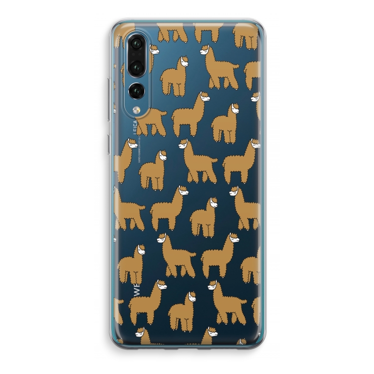 Alpacas: Huawei P20 Pro Transparant Hoesje