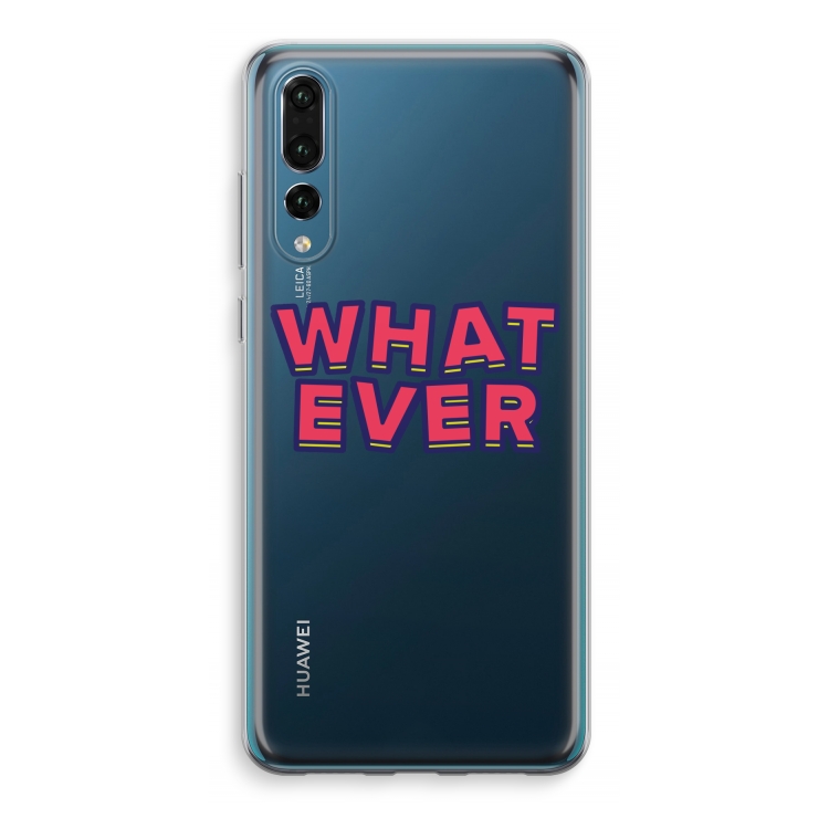 Whatever: Huawei P20 Pro Transparant Hoesje