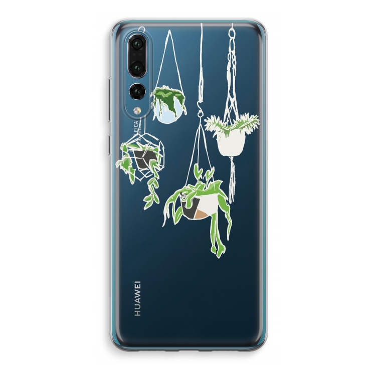 Hang In There: Huawei P20 Pro Transparant Hoesje