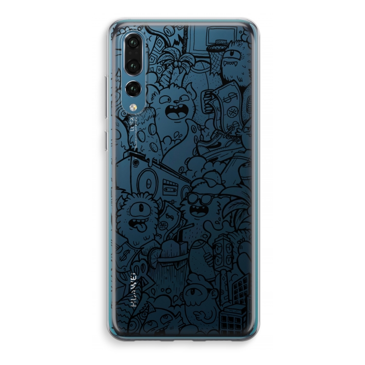 Vexx Black City : Huawei P20 Pro Transparant Hoesje