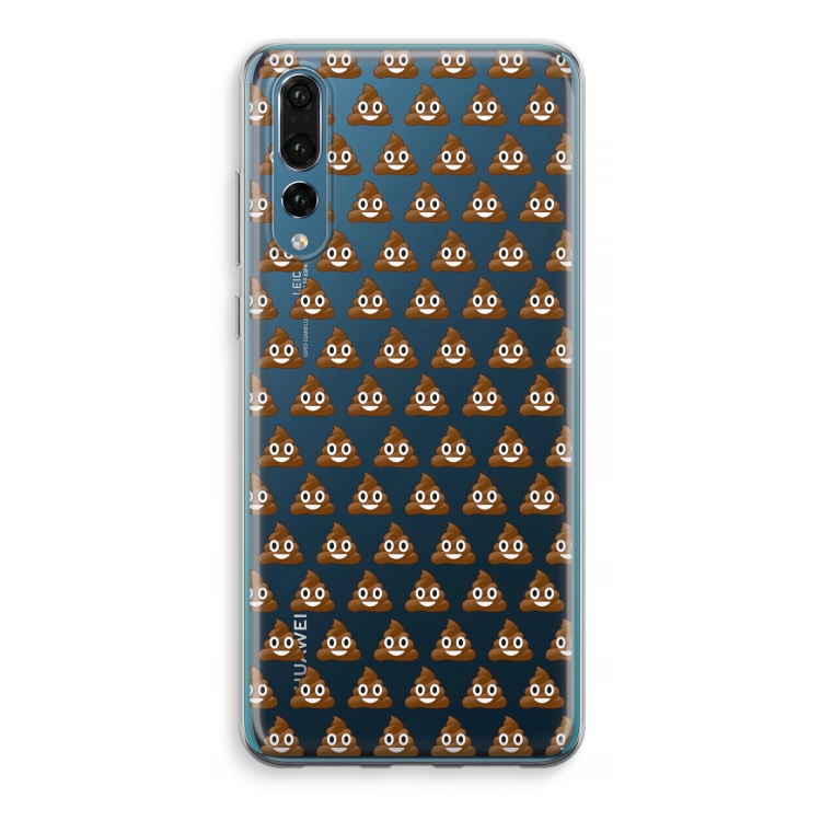 Poop emoji: Huawei P20 Pro Transparant Hoesje