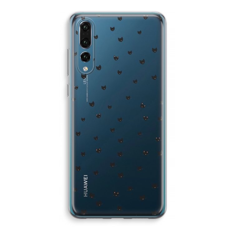Kleine kattenkopjes: Huawei P20 Pro Transparant Hoesje