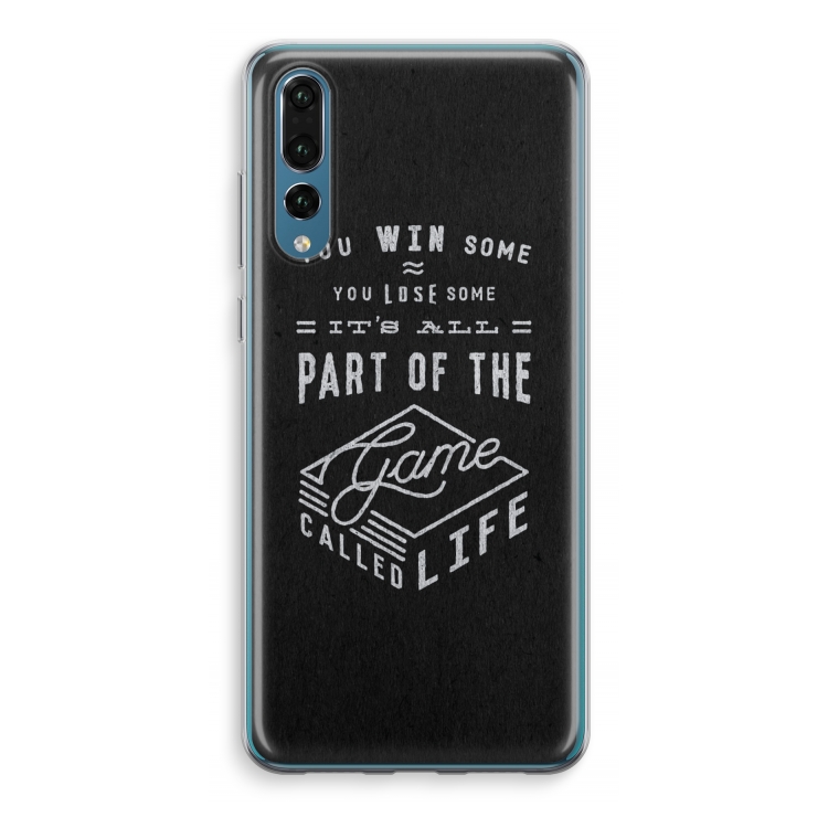 Life: Huawei P20 Pro Transparant Hoesje