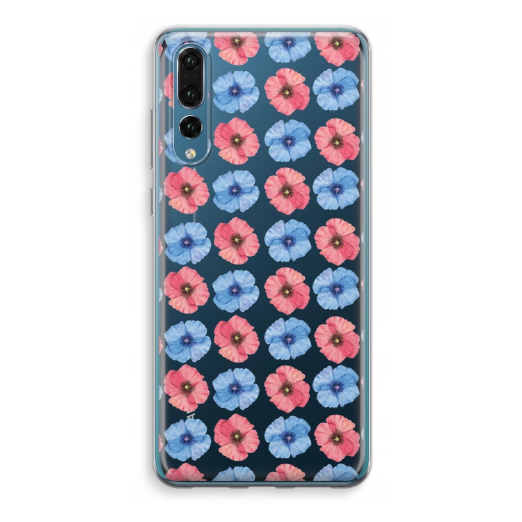 Klaproosjes: Huawei P20 Pro Transparant Hoesje