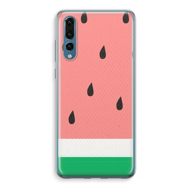 Watermeloen: Huawei P20 Pro Transparant Hoesje