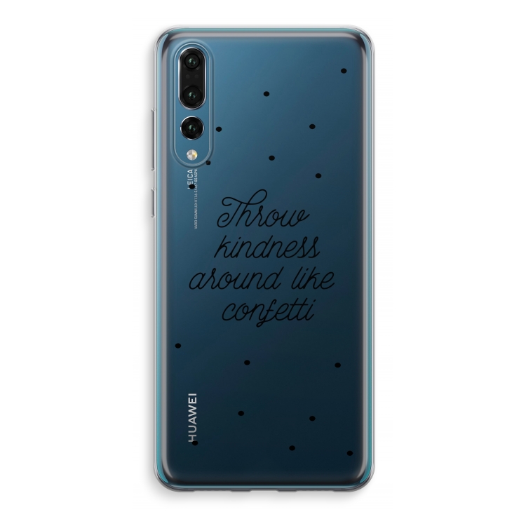 Confetti: Huawei P20 Pro Transparant Hoesje