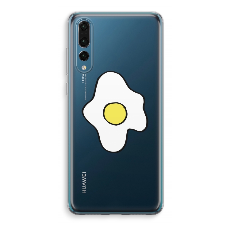 Spiegelei: Huawei P20 Pro Transparant Hoesje