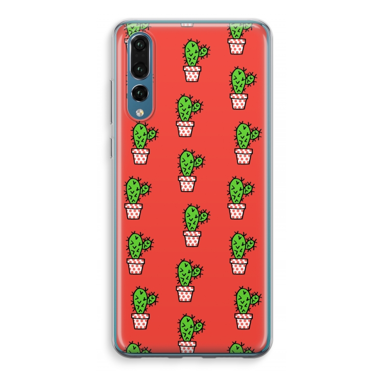 Mini cactus: Huawei P20 Pro Transparant Hoesje